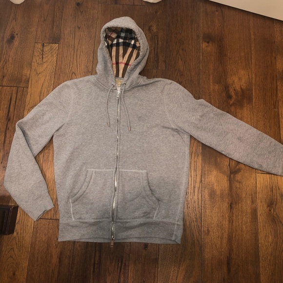 Burberry Zip Hooded Sweatshirt - Picture 2 of 10